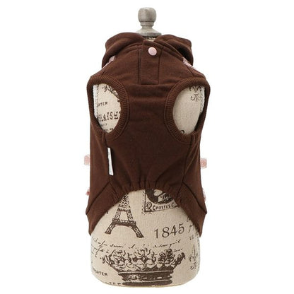 ロペピクニック ROPE PICNIC リボンパーカー【犬服 ドッグウエア トップス パーカー フーディ スウェット トレーナー セレブ】