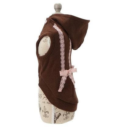 ロペピクニック ROPE PICNIC リボンパーカー【犬服 ドッグウエア トップス パーカー フーディ スウェット トレーナー セレブ】