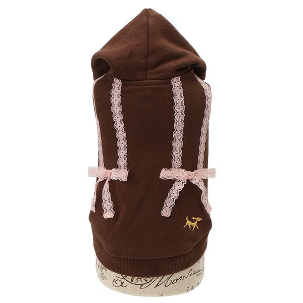 ロペピクニック ROPE PICNIC リボンパーカー【犬服 ドッグウエア トップス パーカー フーディ スウェット トレーナー セレブ】