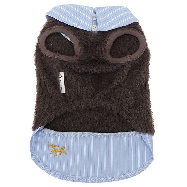 ロペピクニック ROPE PICNIC フェザーニットドッキングシャツ【犬服 ドッグウエア トップス シャツ レイヤード セレブ】