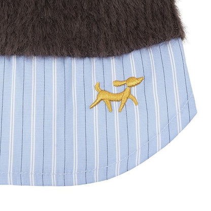 ロペピクニック ROPE PICNIC フェザーニットドッキングシャツ【犬服 ドッグウエア トップス シャツ レイヤード セレブ】