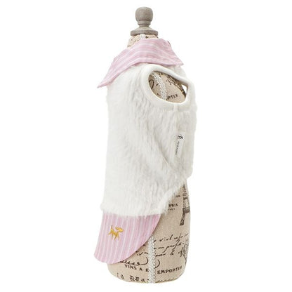 ロペピクニック ROPE PICNIC フェザーニットドッキングシャツ【犬服 ドッグウエア トップス シャツ レイヤード セレブ】