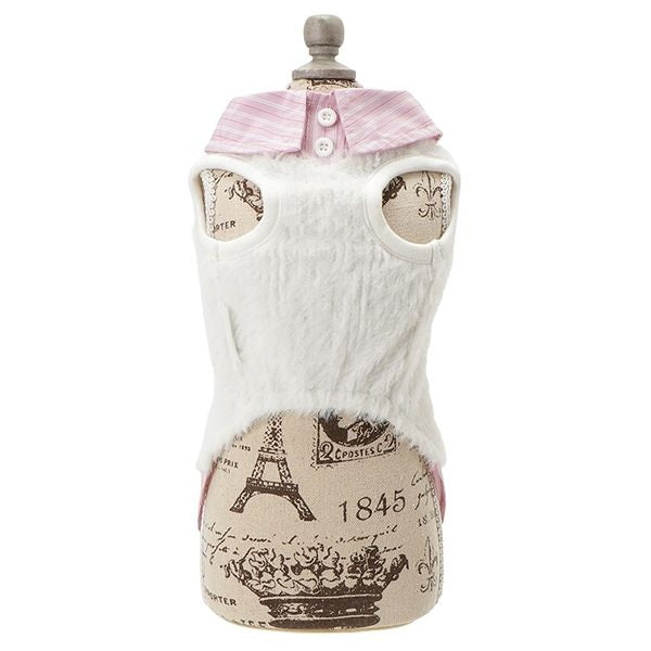 ロペピクニック ROPE PICNIC フェザーニットドッキングシャツ【犬服 ドッグウエア トップス シャツ レイヤード セレブ】