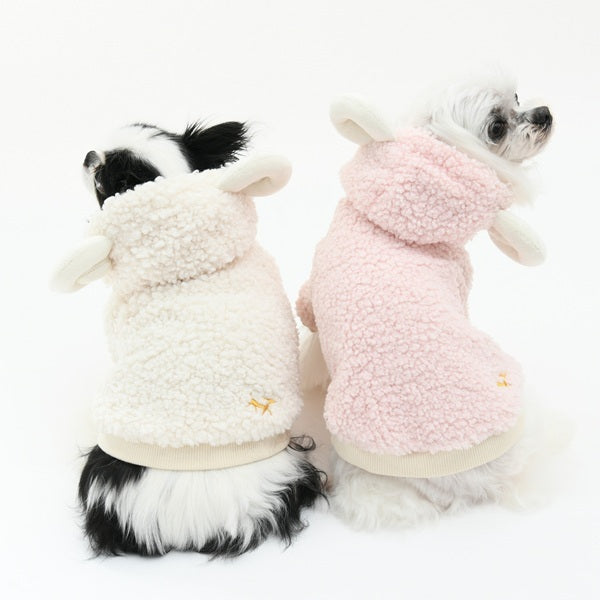 ロペピクニック ROPE PICNIC ひつじパーカー【犬服 ドッグウエア トップス パーカー フーディ スウェット トレーナー セレブ】