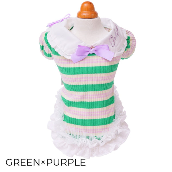 ゴッドピヴァ GODPIVA ☆ご予約☆ フレンチボーダタンク【小型犬用 犬服 ドッグウエア トップス タンクトップ ノースリーブ セレブ】