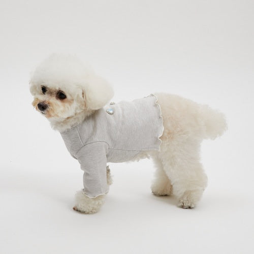 ルイスドッグ louisdog Organic Glow TEE【小型犬用 犬服 ドッグウエア トップス Tシャツ 半袖 カットソー セレブ】