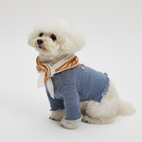 ルイスドッグ louisdog Organic Glow TEE【小型犬用 犬服 ドッグウエア トップス Tシャツ 半袖 カットソー セレブ】