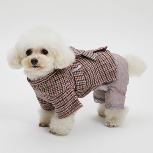 ルイスドッグ louisdog ROSEWOOD Robe【小型犬用 犬服 ドッグウエア トップス Tシャツ 半袖 カットソー セレブ】