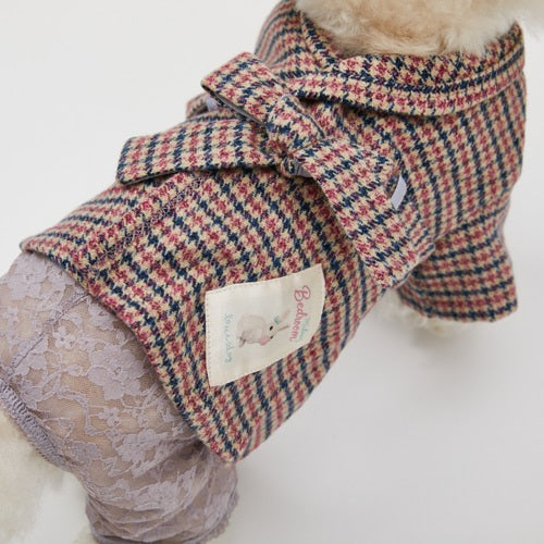 ルイスドッグ louisdog ROSEWOOD Robe【小型犬用 犬服 ドッグウエア トップス Tシャツ 半袖 カットソー セレブ】