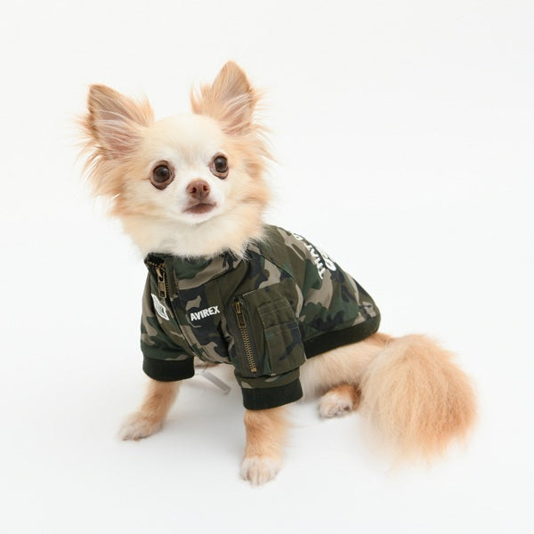 アヴィレックス AVIREX アーバンチューンドスタンドカラーMA-1【犬服 ドッグウエア ウエア アウター ジャケット デニム Gジャン カジュアル】