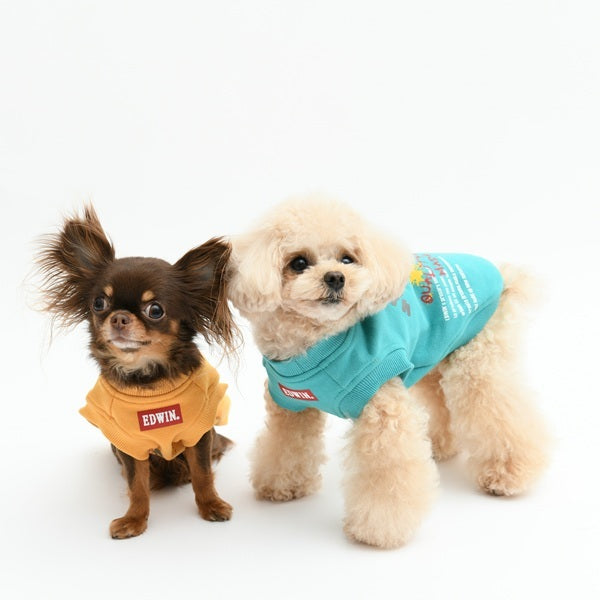 エドウイン EDWIN ペイント風スウェット【犬服 ドッグウエア ウエア トップス スウェット トレーナー カジュアル】