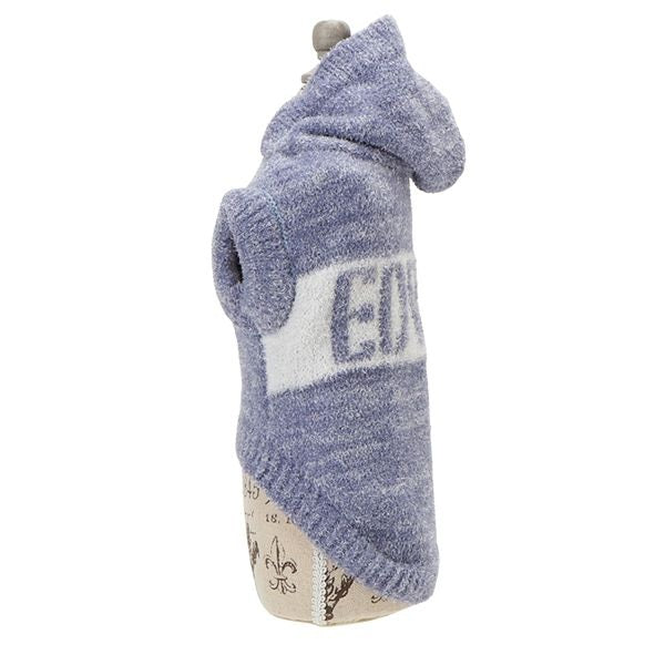 エドウイン EDWIN フード付もこもこロゴスウェット【犬服 ドッグウエア ウエア ルームウエア トップス パーカー フーディ スウェット トレーナー カジュアル】