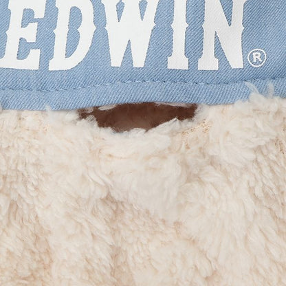 エドウイン EDWIN デニム切り替えふわもこスウェット【犬服 ドッグウエア ウエア トップス パーカー フーディ スウェット トレーナー カジュアル】