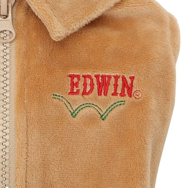 エドウイン EDWIN ポイントロゴジップジャケット【犬服 ドッグウエア ウエア アウター ジャケット カジュアル】