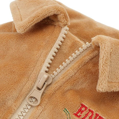 エドウイン EDWIN ポイントロゴジップジャケット【犬服 ドッグウエア ウエア アウター ジャケット カジュアル】