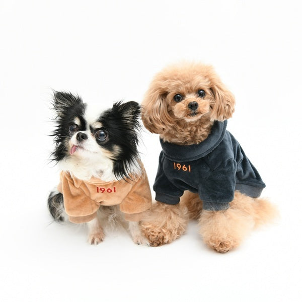 エドウイン EDWIN ポイントロゴジップジャケット【犬服 ドッグウエア ウエア アウター ジャケット カジュアル】