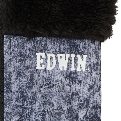 エドウイン EDWIN デニムプリントボアベスト【犬服 ドッグウエア ウエア アウター ボア ベスト カジュアル】