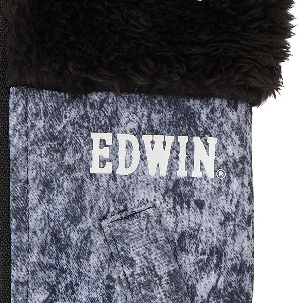 エドウイン EDWIN デニムプリントボアベスト【犬服 ドッグウエア ウエア アウター ボア ベスト カジュアル】