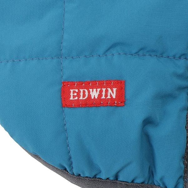 エドウイン EDWIN ポイントカラーキルティングベスト【犬服 ドッグウエア ウエア アウター ボア ベスト カジュアル】