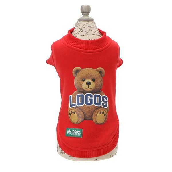 ロゴス LOGOS クマスウェット【犬服 ドッグウエア ウエア トップス スウェット トレーナー カジュアル】