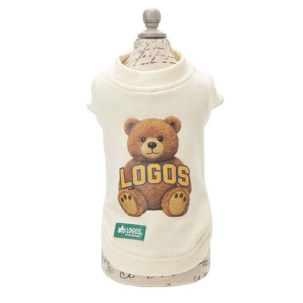 ロゴス LOGOS クマスウェット【犬服 ドッグウエア ウエア トップス スウェット トレーナー カジュアル】