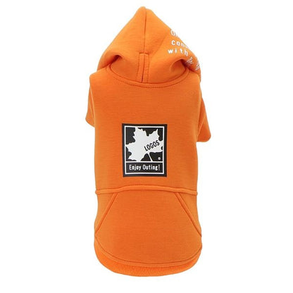 ロゴス LOGOS もちのびロゴパーカー【犬服 ドッグウエア ウエア トップス パーカー フーディ スウェット トレーナー カジュアル】