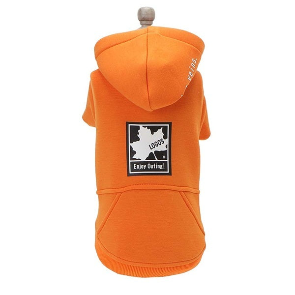 ロゴス LOGOS もちのびロゴパーカー【犬服 ドッグウエア ウエア トップス パーカー フーディ スウェット トレーナー カジュアル】