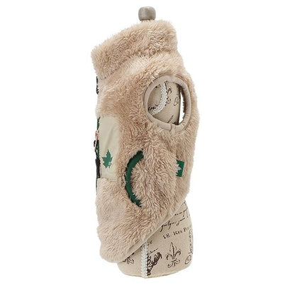 ロゴス LOGOS 切り替えポケットボアベスト【犬服 ドッグウエア ウエア アウター ベスト カジュアル】