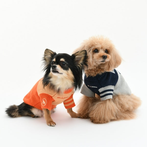 エクストララージ XLARGE ナンバリングニット【犬服 ドッグウエア ウエア トップス ニット セーター カジュアル】