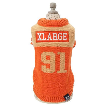 エクストララージ XLARGE ナンバリングニット【犬服 ドッグウエア ウエア トップス ニット セーター カジュアル】