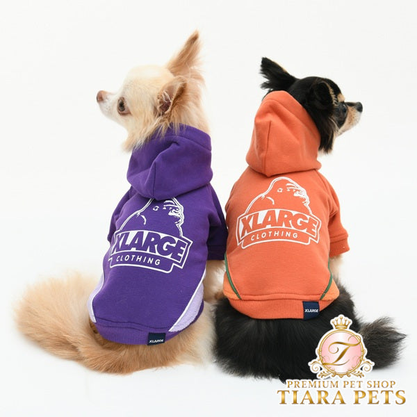 エクストララージ XLARGE OG切り替えフーディー【犬服 ドッグウエア ウエア トップス フーディ パーカー スウェット トレーナー カジュアル】