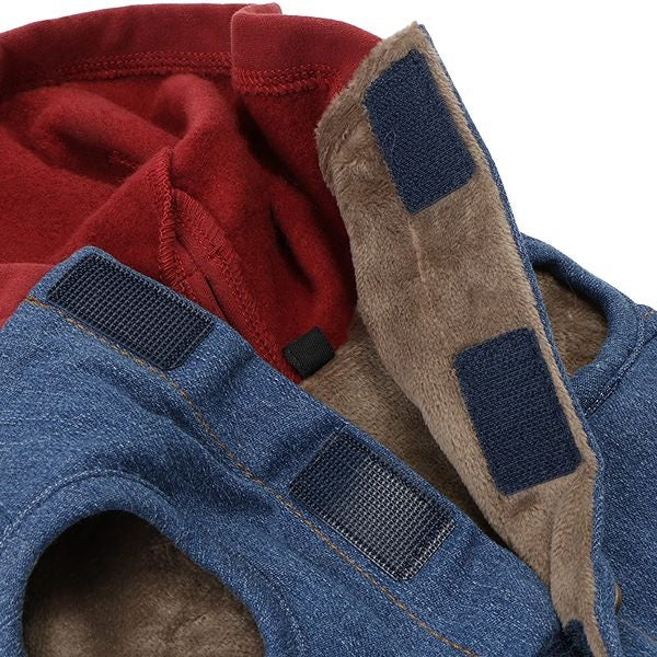 エクストララージ XLARGE デニムフーディー【犬服 ドッグウエア ウエア トップス フーディ パーカー スウェット トレーナー カジュアル】