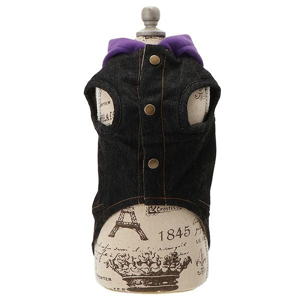 エクストララージ XLARGE デニムフーディー【犬服 ドッグウエア ウエア トップス フーディ パーカー スウェット トレーナー カジュアル】