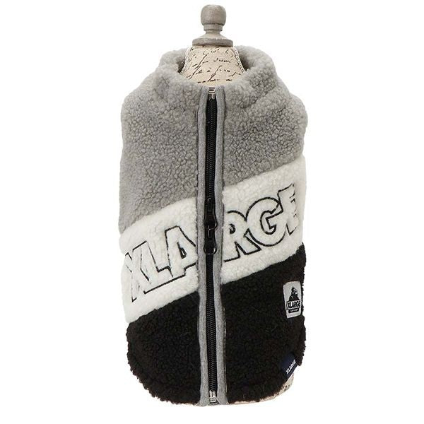 エクストララージ XLARGE ロゴボアベスト【犬服 ドッグウエア ウエア アウター ベスト ノースリーブ カジュアル】