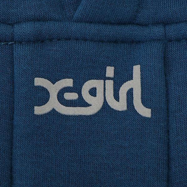 エックスガール X-girl ヒョウ柄ボックスロゴパーカー【犬服 ドッグウエア ウエア トップス フーディ パーカー カジュアル】