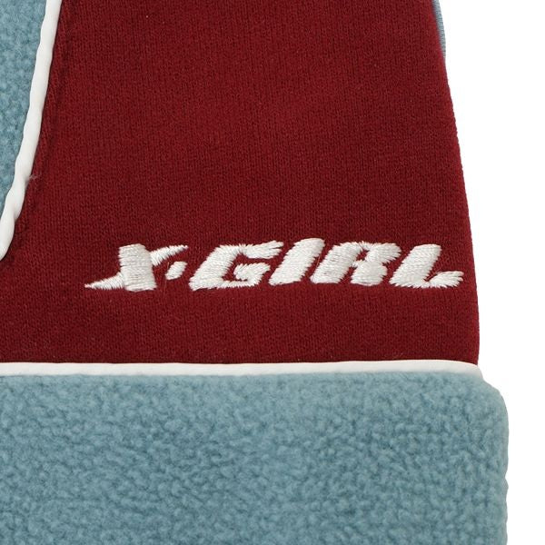 エックスガール X-girl バイカラーフリース【犬服 ドッグウエア ウエア トップス フリース カジュアル】