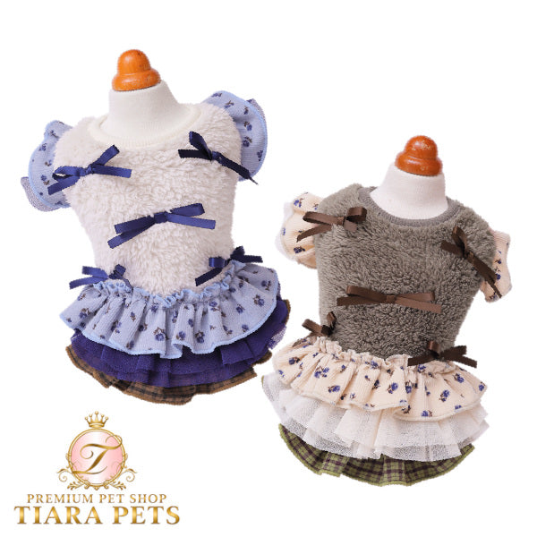 ゴッドピヴァ GODPIVA ☆ご予約☆ ガーリーブーケTERAワンピース【小型犬用 犬服 ドッグウエア ワンピース スカート ドレス セレブ】