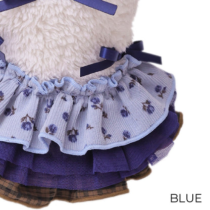 ゴッドピヴァ GODPIVA ☆ご予約☆ ガーリーブーケTERAワンピース【小型犬用 犬服 ドッグウエア ワンピース スカート ドレス セレブ】