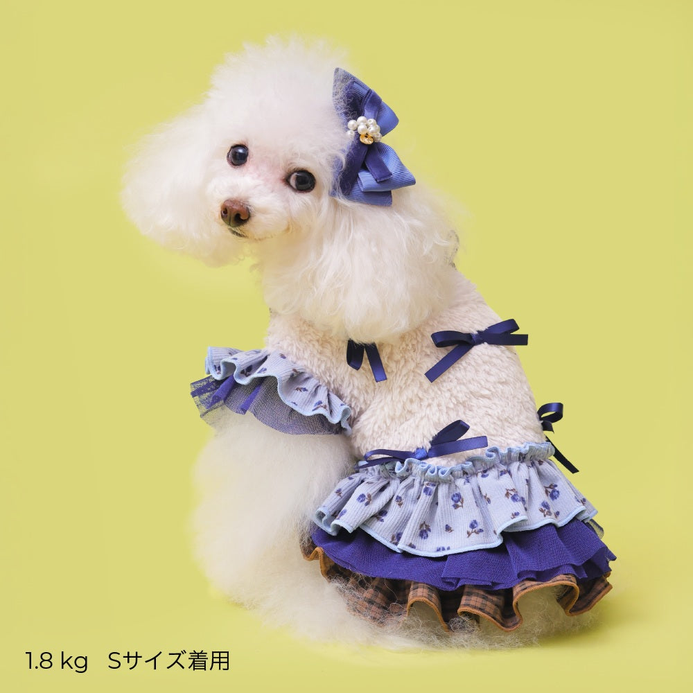 ゴッドピヴァ GODPIVA ☆ご予約☆ ガーリーブーケTERAワンピース【小型犬用 犬服 ドッグウエア ワンピース スカート ドレス セレブ】