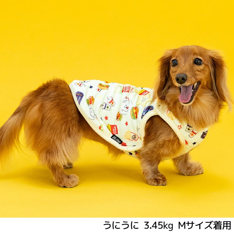 ディーズチャット D's CHAT ☆予約品☆ ファーストフード柄アウター【犬服 ドッグウェア アウター ジャケット コート セレブ】