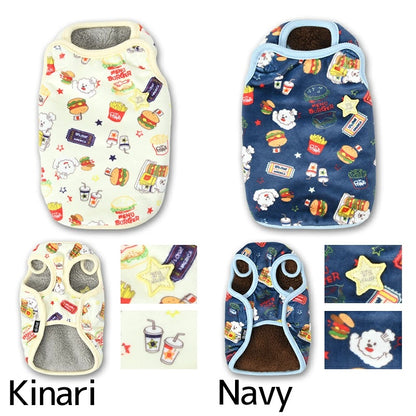 ディーズチャット D's CHAT ☆予約品☆ ファーストフード柄アウター【犬服 ドッグウェア アウター ジャケット コート セレブ】