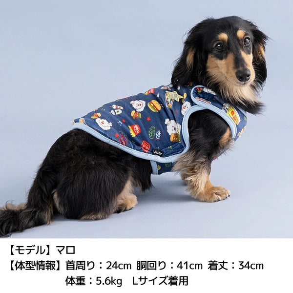 ディーズチャット D's CHAT ☆予約品☆ ファーストフード柄アウター【犬服 ドッグウェア アウター ジャケット コート セレブ】