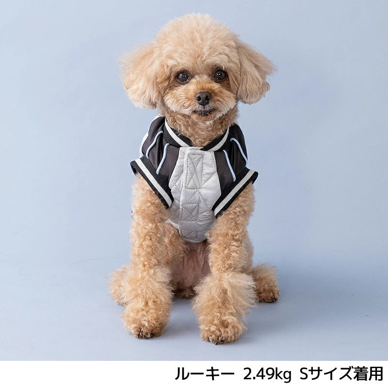 ディーズチャット D's CHAT ☆予約品☆ ドラゴン刺しゅうスカジャン【犬服 ドッグウェア アウター ジャケット コート スカジャン セレブ】
