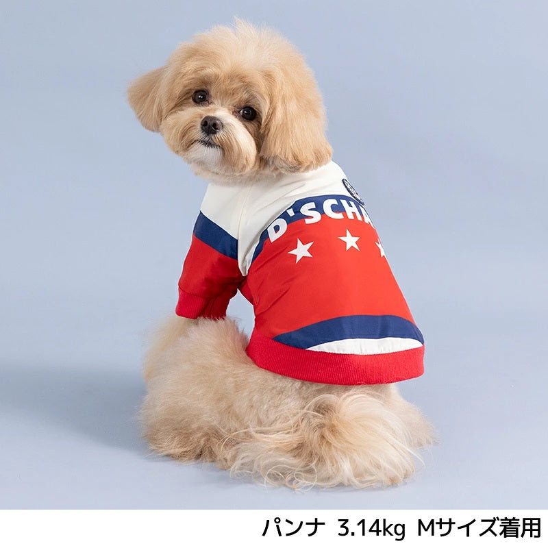 ディーズチャット D's CHAT ☆予約品☆ 裏起毛ナイロンアウター【犬服 ドッグウェア アウター ジャケット コート セレブ】