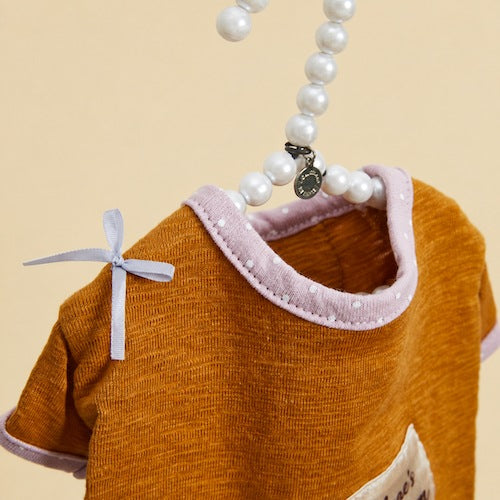 ルイスドッグ louisdog Organic Cozy TEE オーガニックコージーTEE 小型犬用 犬服 ドッグウェア Tシャツ 半袖 オーガニックコットン
