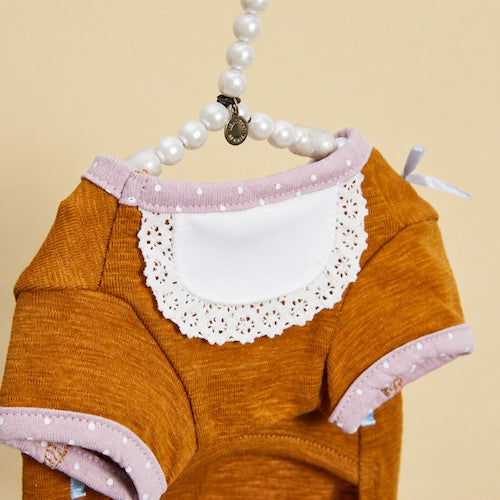 ルイスドッグ louisdog Organic Cozy TEE オーガニックコージーTEE 小型犬用 犬服 ドッグウェア Tシャツ 半袖 オーガニックコットン
