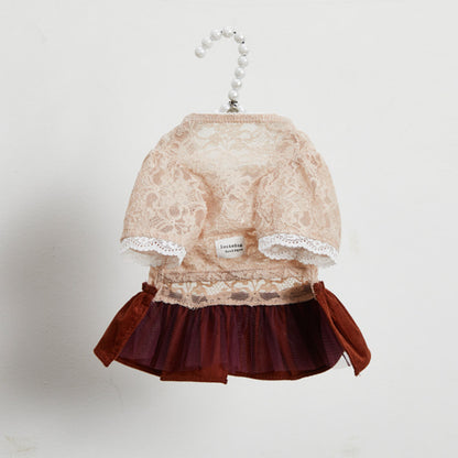 ルイスドッグ louisdog Toffee TUTU【小型犬 犬服 ワンピース ドレス セレブ】