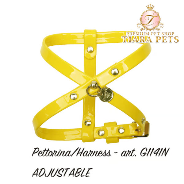 シャーロットドレス Charlotte's Dress Art. g1141NO harness So Chic adjustable (ゴールド仕様)【犬用 お散歩 一体型 ハーネス セレブ】