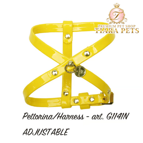 シャーロットドレス Charlotte's Dress Art. g1141NO harness So Chic adjustable (ゴールド仕様)【犬用 お散歩 一体型 ハーネス セレブ】