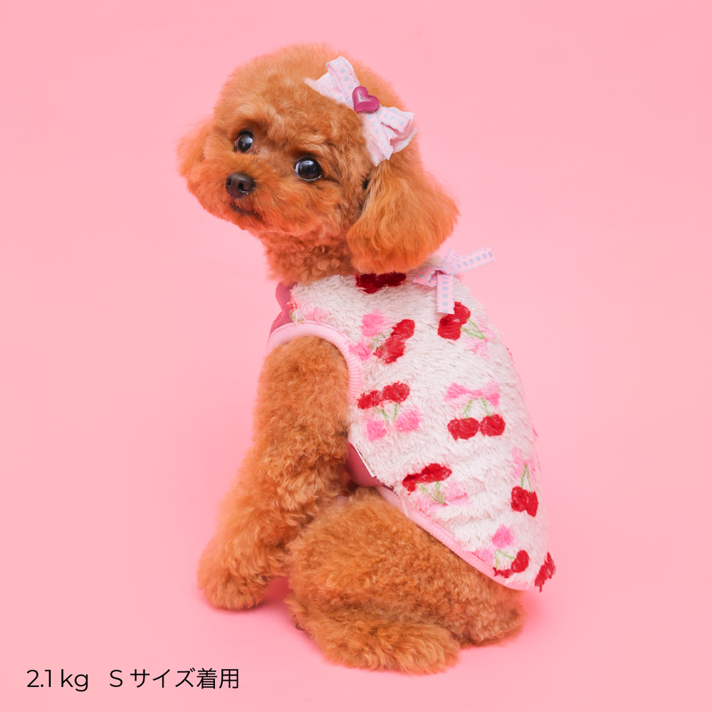 ゴッドピヴァ GODPIVA ☆ご予約☆TERAボアふわもこタンク【小型犬 犬服 ウエア トップス タンクトップ セレブ】